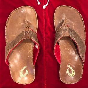 Olukei Men’s Flip Flops size 9